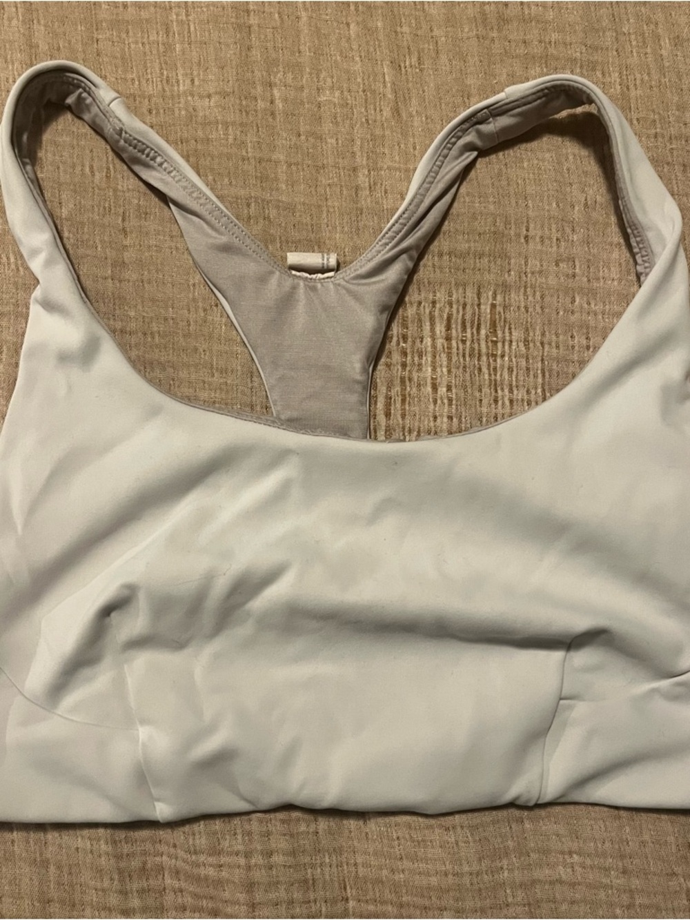Lululemon White Sports Bra